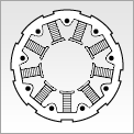 DC brushless inslot motor